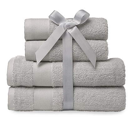 Next - Studio 4 Piece Towel Bales (Silver Grey) Next - Studio 4 Piece Towel Bales (Silver Grey)